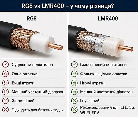 rg8 vs lmr400 rg8 vs lmr400