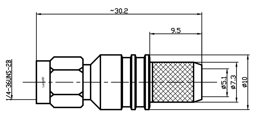 RP-SMA-male коннектор MyCell