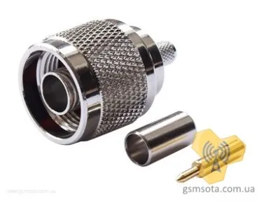 Разъем N-male для кабеля RG-58 под обжим — GSM Sota