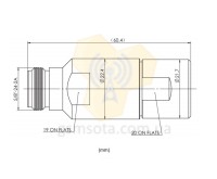 Разъем AFA8-8 Amphenol N Female для 1/2” Coaxial Cable фото 2 — GSM Sota