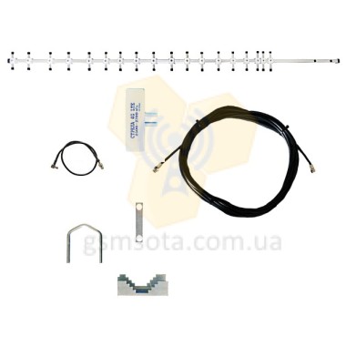3G-4G антенна Стрела 20 дБ 1700-2170 Мгц с кабелем и антенным переходником — GSM Sota