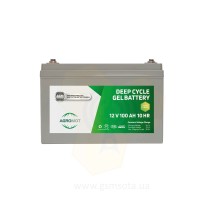  Акумулятор гелевий Agromot 12V 100 Ah NAND CARBON фото 1 — GSM Sota