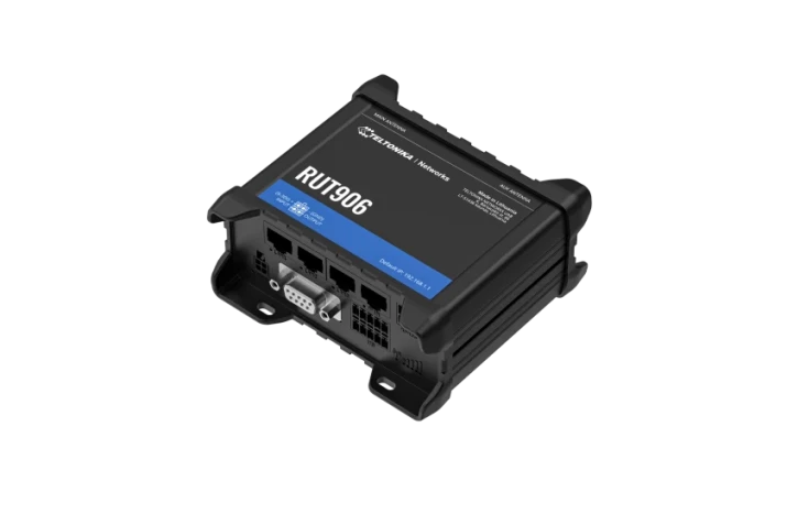 Teltonika RUT906 2G / 3G / LTE роутер МАРШРУТИЗАТОР 4G LTE RS232/RS485
4G-маршрутизатор для промышленных IoT-приложений, поддерживающий последовательные интерфейсы RS232 и RS485, MQTT, BACnet, входы/выходы, Ethernet и т.д. Этот маршрутизатор оснащен GNSS и функциями отказоустойчивости, такими как Dual SIM, автоматическое переключение при отказе и резервный WAN.