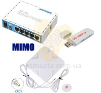 Роутер Mikrotik RB952Ui-5ac2nD + 3G/4G модем Huawei E3372 фото 2 — GSM Sota