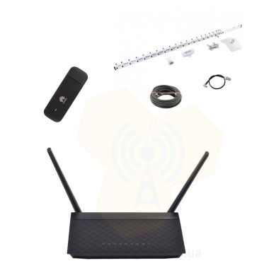 Комплект Asus RT-AC51U + Huawei E3372h + 4G/3G антенна — GSM Sota