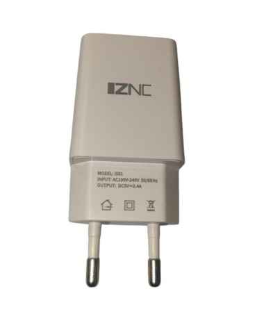 Зарядний пристрій IZNC-i501 5В 2.4A з роз'ємом USB — GSM Sota