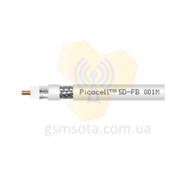 Кабель 5D-FB білий — GSM Sota