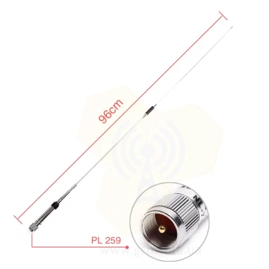 Двохдіапазонна антена NAGOYA NL-770R PL-259, 144/430 МГц — GSM Sota