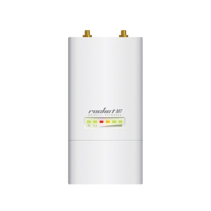 Wi-Fi точка доступа Ubiquiti Rocket M2 2.4 ГГц Wi-Fi / 300 Мбит/с / 630 мВт / 1×100 Мбит LAN, 2×RP-SMA