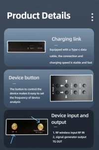 Анализатор спектра HTOOL-SA8 со встроенным генератором фото 8 — GSM Sota