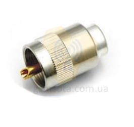 Роз'єм UHF male для кабелю RG 8 (RG213) пайка — GSM Sota