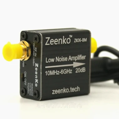 Малошумный усилитель сигнала Zeenko ZK06-BM 10M-6GHz 235mA — GSM Sota