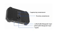 Выносная антенна ROC4 / 2E MAVKA 2.4G/5.2G/5.8G, 10 Вт, усилитель сигнала для квадрокоптеров DJI Mavic 3, 3Т, Matrix и Autel фото 7 — GSM Sota