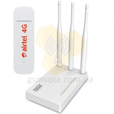 4G /3G Wi-Fiроутер Netis 5230 + USB модем Huawei 3372h — GSM Sota