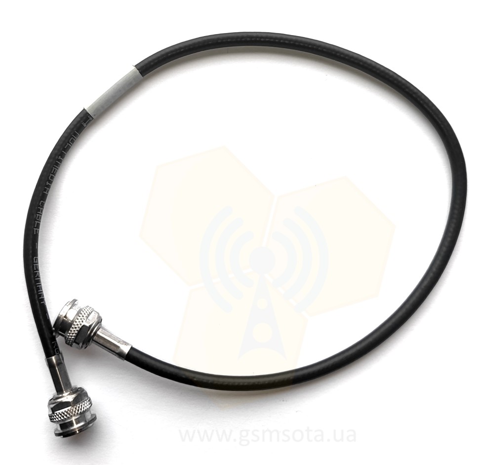 Пигтейл угловой TNC-male - TNC-male 50см  Rosenberg RG223 фото 1 — GSM Sota
