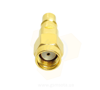  Перехідник RP-SMA male - QMA female Gold фото 2 — GSM Sota