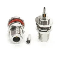 Корпусный N-female для кабеля RG174 RG316 LMR100 Bulkhead фото 2 — GSM Sota