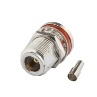 Корпусный N-female для кабеля RG174 RG316 LMR100 Bulkhead фото 1 — GSM Sota
