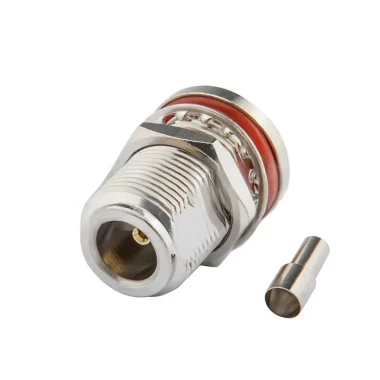 Корпусный N-female для кабеля RG174 RG316 LMR100 Bulkhead — GSM Sota