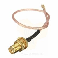 Пигтейл длиной 15 см RG178 RP-SMA female/IPX U.fl фото 2 — GSM Sota