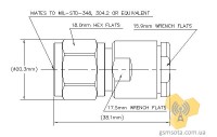 Разъем Andrew 400APNM-C N-male для кабеля RG-8 фото 2 — GSM Sota