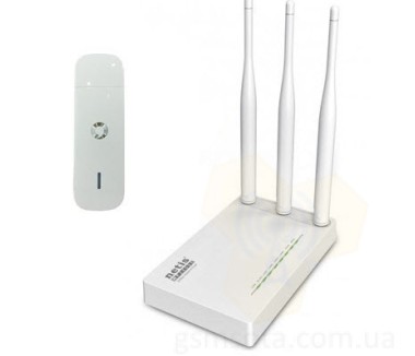 Комплект роутер Netis MW5230 + USB модем Huawei K5160 MIMO — GSM Sota