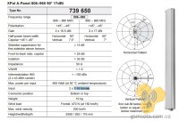 Панельная антенна KATHREIN 739 650 с КУ 17 дБи фото 2 — GSM Sota