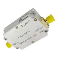  Підсилювач 30 dB 10M-6GHz малошумний LNA фото 2 — GSM Sota