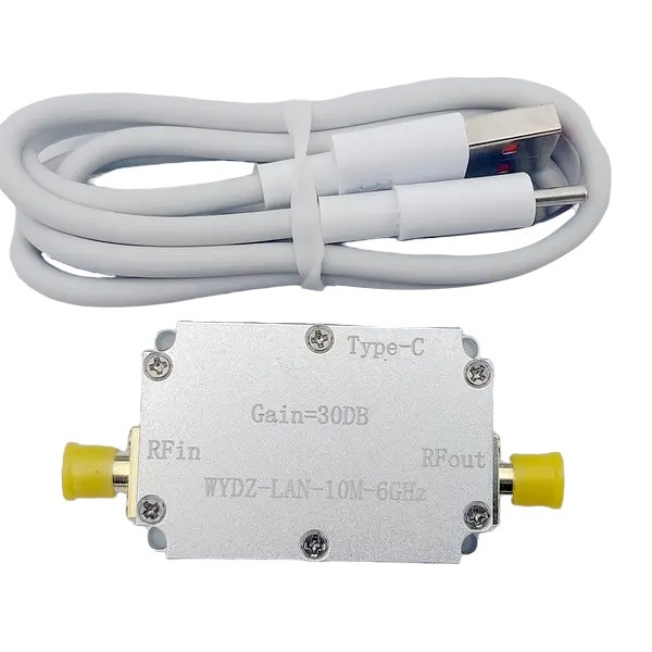 Усилитель 30 dB 10M-6GHz малошумящий LNA фото 1 — GSM Sota