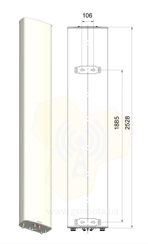 Панельная антенна Huawei ATR4518R7v07 790-2690 Мгц КУ18 фото 1 — GSM Sota