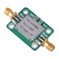  Підсилювач 20 dB 5M-6Ггц малошумний LNA без корпусу фото 1 — GSM Sota