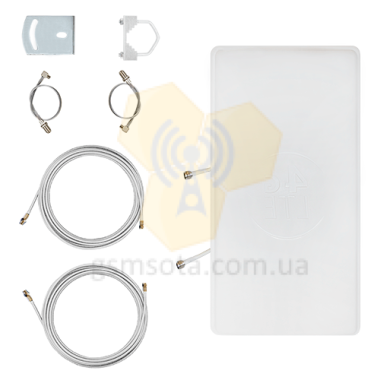 4G/3G антена Anteniti LTE MIMO 2 * 24 дБі (двухканальне посилення сигналу) — GSM Sota