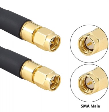 Кабельный пигтейл 5D-FB SMA male — GSM Sota