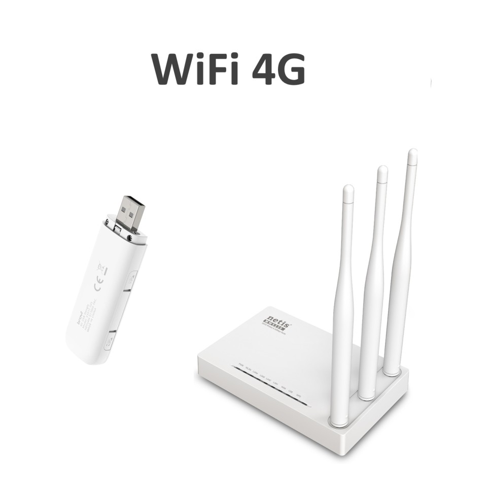  4G Wi-Fi роутер Netis 5230 + USB модем E3372-325 фото 1 — GSM Sota
