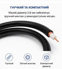 Кабель RG-174 Cu фото 4 &mdash; GSM Sota