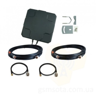 Панельна 4G антена Sota MIMO DP9 20 м RG8 sma — GSM Sota