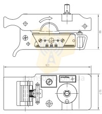  Машинка для кабелю 7/8" Telegartner N00091A0022 фото 1 — GSM Sota