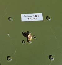 Патч антенна для FPV дронов 3-4 ГГц 14 Дб SMA (female) фото 3 — GSM Sota