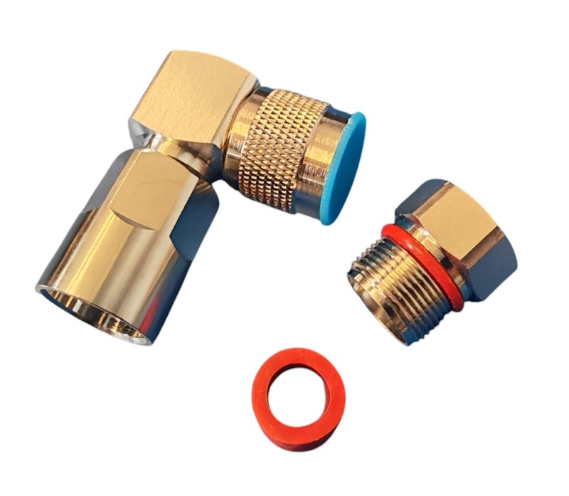  Кутовий N-male для Superflex фідера 1/2" фото 1 — GSM Sota