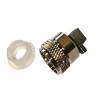 Разъем угловой N-male RG141 RG402 пайка фото 2 — GSM Sota