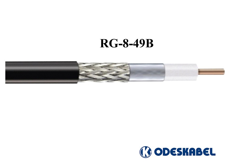 Коаксиальный кабель OK-net RG-8-49В 50 Ом фото 1 — GSM Sota