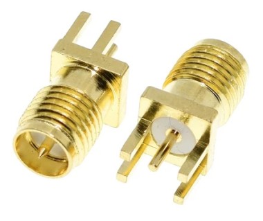 Разъем RP-SMA female на печатную плату PCB — GSM Sota